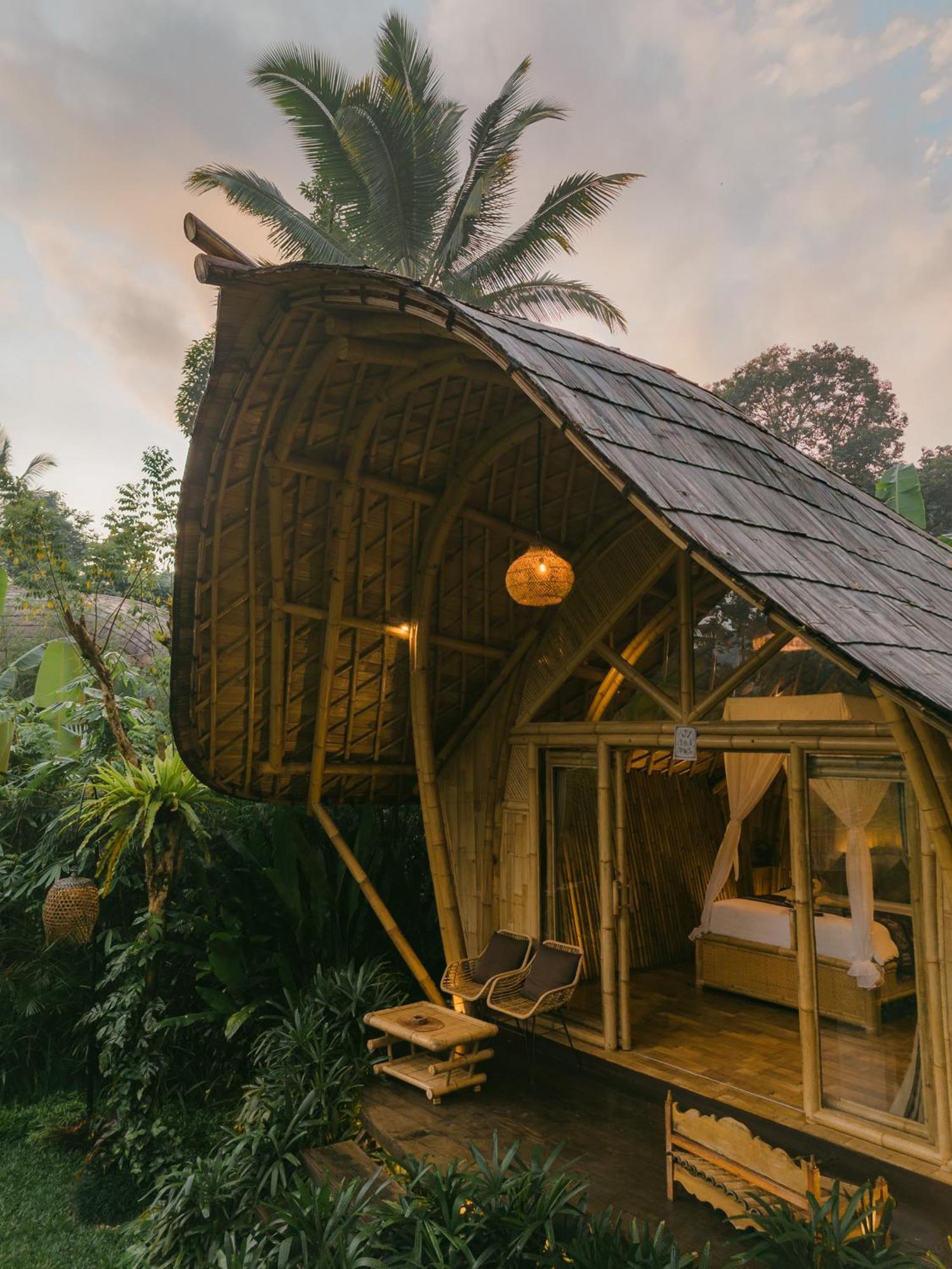Arcada Bali Bamboo House Βίλα Sidemen  Εξωτερικό φωτογραφία