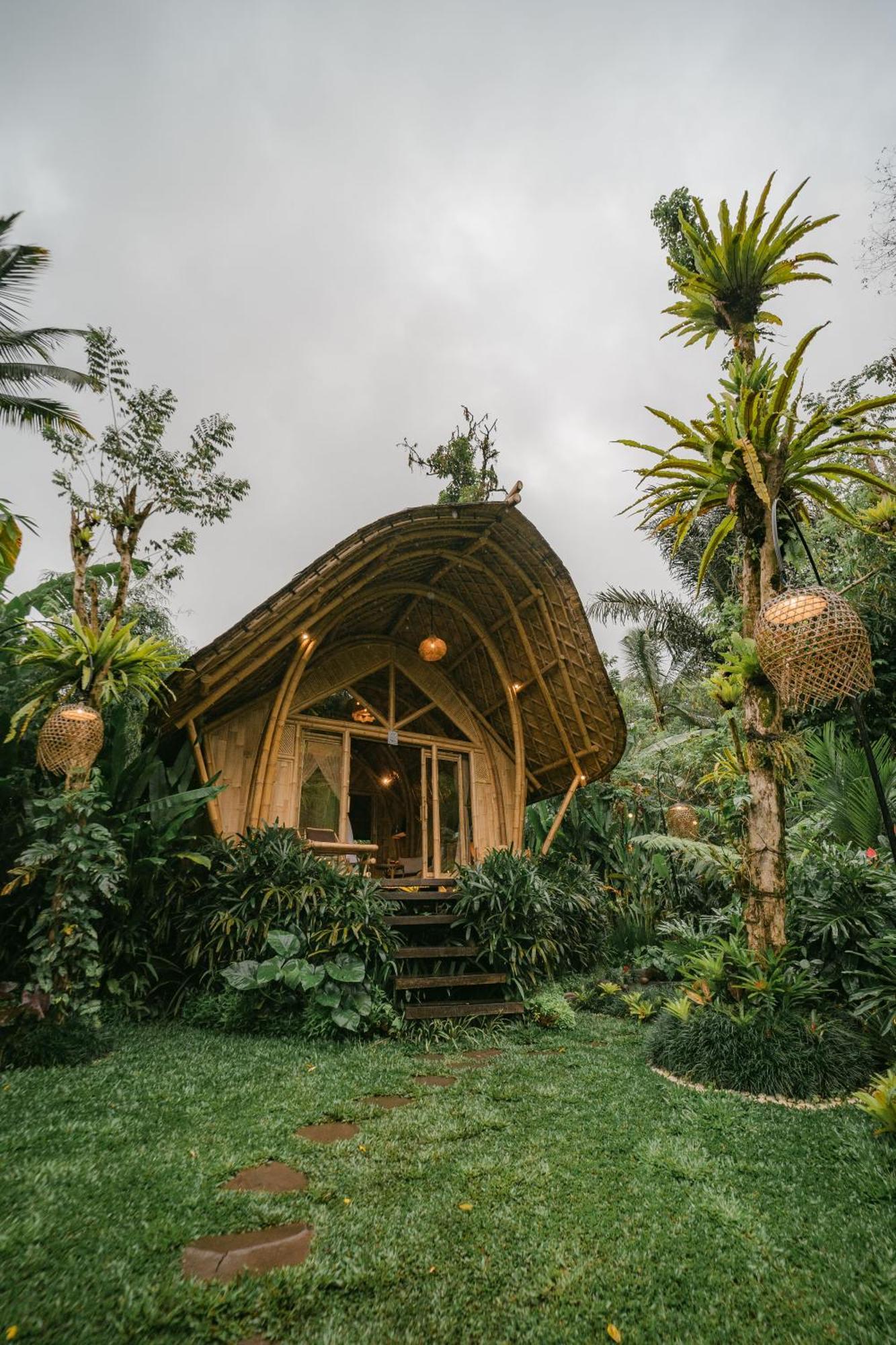 Arcada Bali Bamboo House Βίλα Sidemen  Εξωτερικό φωτογραφία