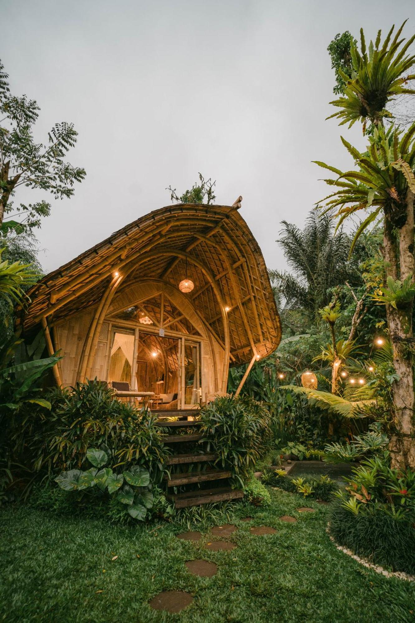 Arcada Bali Bamboo House Βίλα Sidemen  Εξωτερικό φωτογραφία