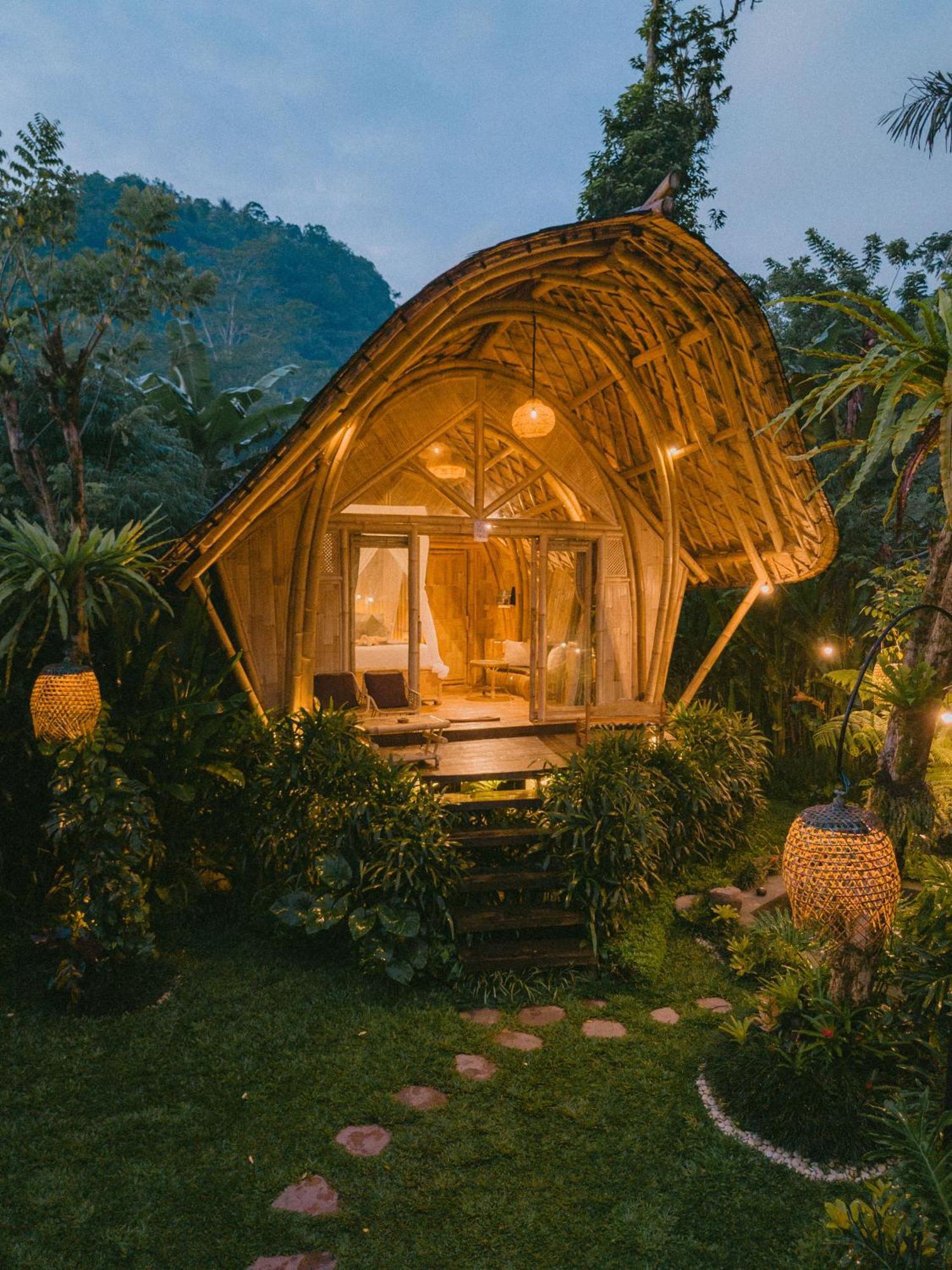 Arcada Bali Bamboo House Βίλα Sidemen  Εξωτερικό φωτογραφία
